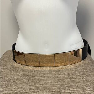 Belgo Lux Rose Gold and Black Belt